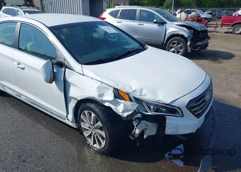 2015 Hyundai Sonata Sport из США, поврежденный, VIN 5NPE34AF4FH104316